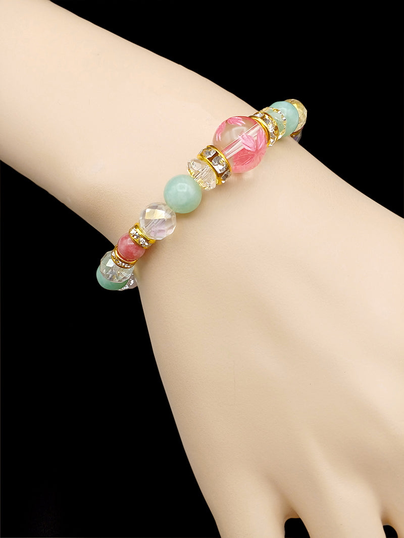 幸せの桜ブレスレット